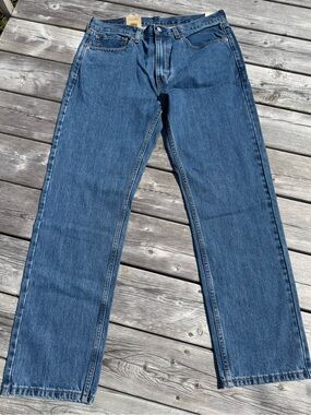 Levi's Men's Dark Blue Straight-Leg Jeans